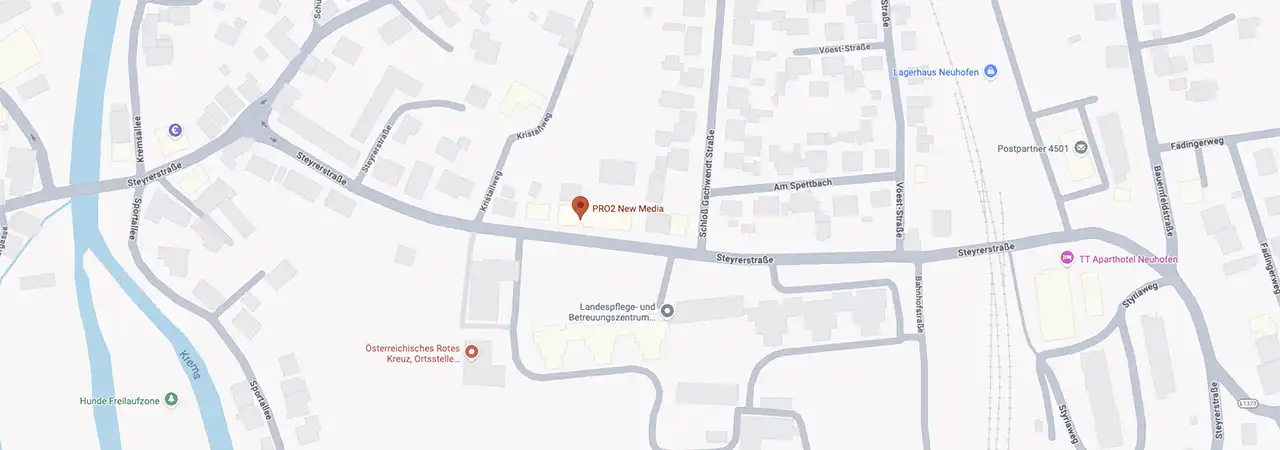 Anfahrtsplan PRO2 Consulting, Neuhofen an der Krems, Oberösterreich
